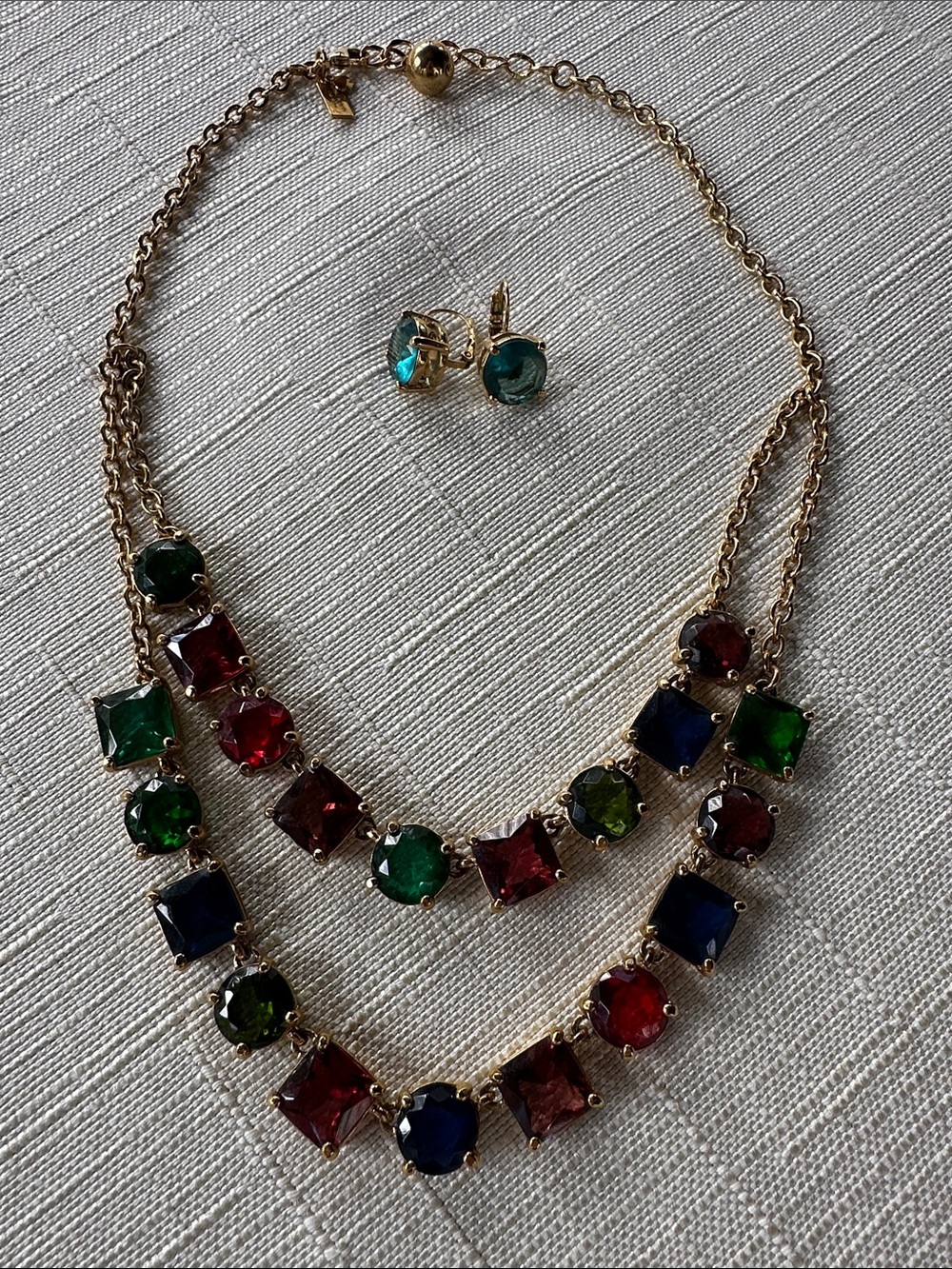 Sparkling Kate Spade Mix-and-Match Necklace and Earrings Set